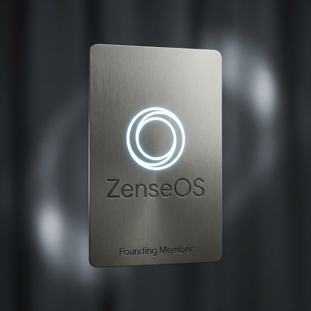 ZenseOS Founding Member Vertical Card